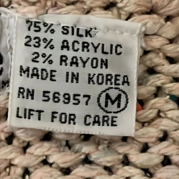 Patsy's Place Vintage Polka Dot Sweater Size Medium - Picture 7 of 7